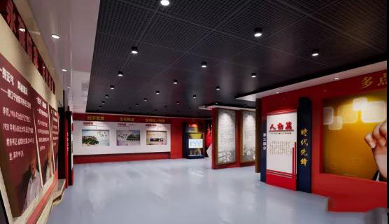 誰(shuí)說(shuō)黨建紅色館都是土味館？真正以現(xiàn)代，科技于一體的紅色黨建展館設(shè)計(jì)欣賞插圖(3)