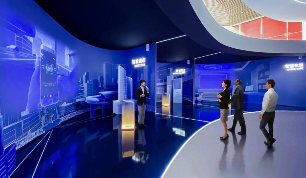 數字多媒體展廳設計的技術魅力-企業數字技術展廳設計插圖