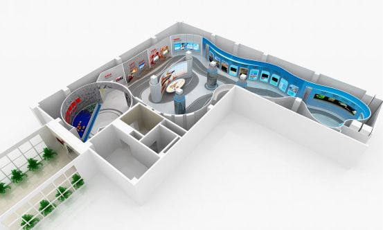 【企業(yè)展廳】展廳多媒體設(shè)計(jì)方案分析插圖