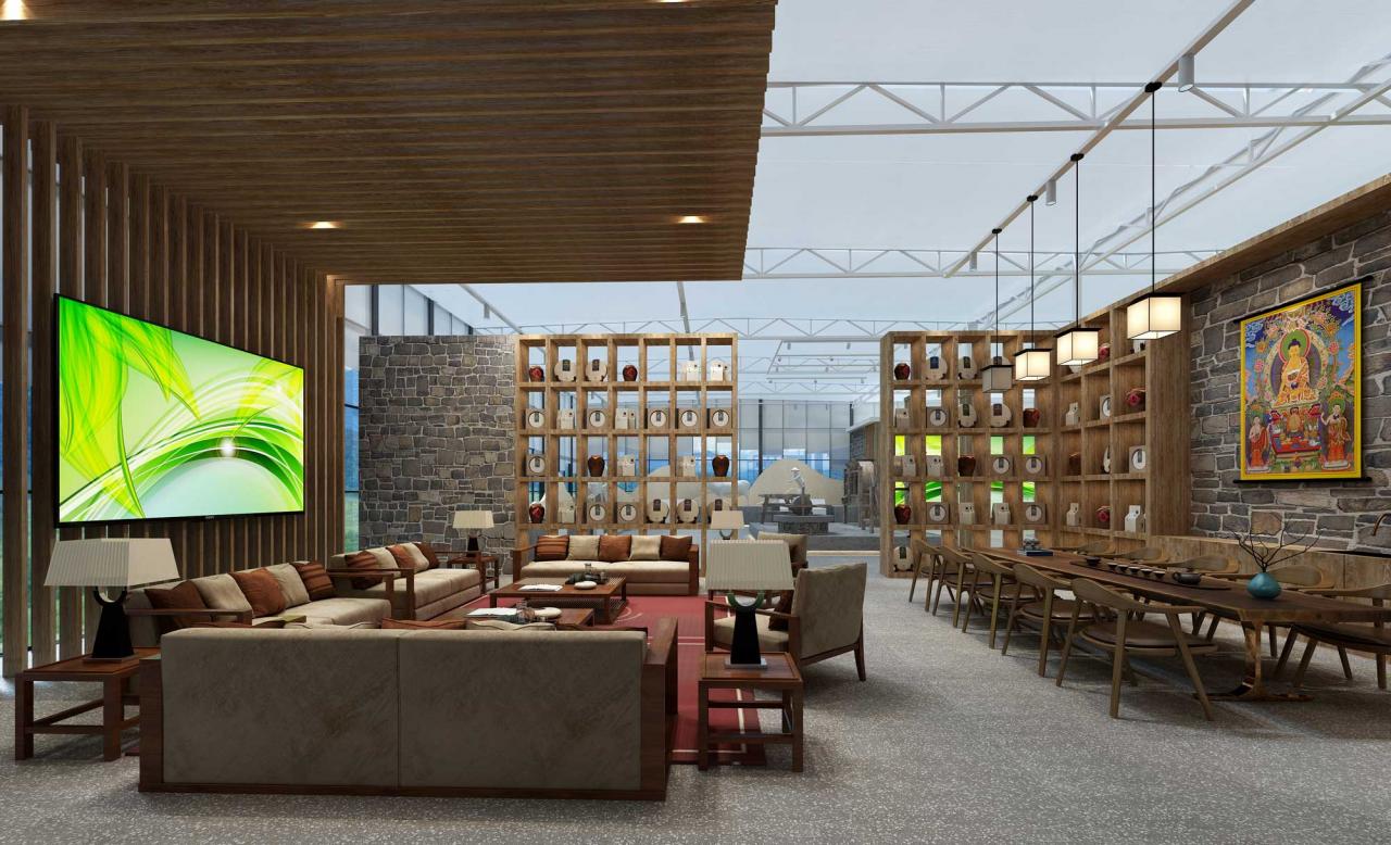 如何拓展小面積展廳的空間感,使其更具展示效果插圖 阿壩縣農(nóng)業(yè)展廳設(shè)計(jì)圖例